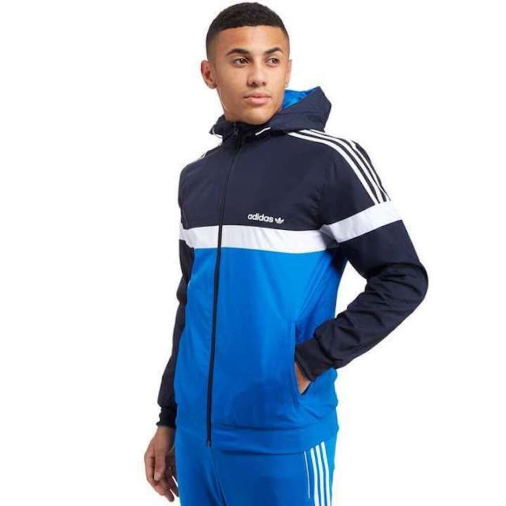 Adidas Vintage Rare Itasca Originals Reversible Jacket Medium  Blue M